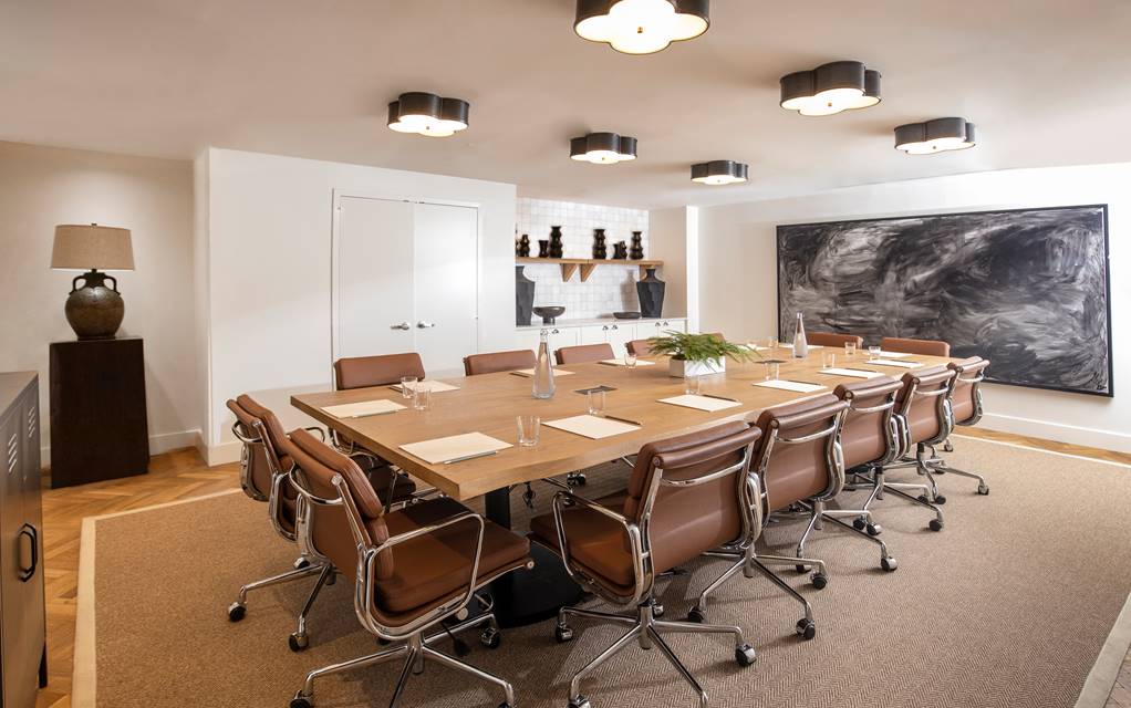 The Study Meeting room at the Lyle DC hotel.