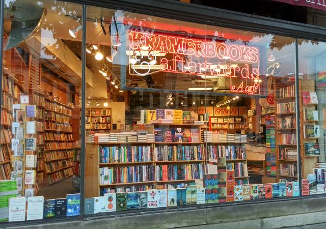 Exterior of Kramer's bookshop