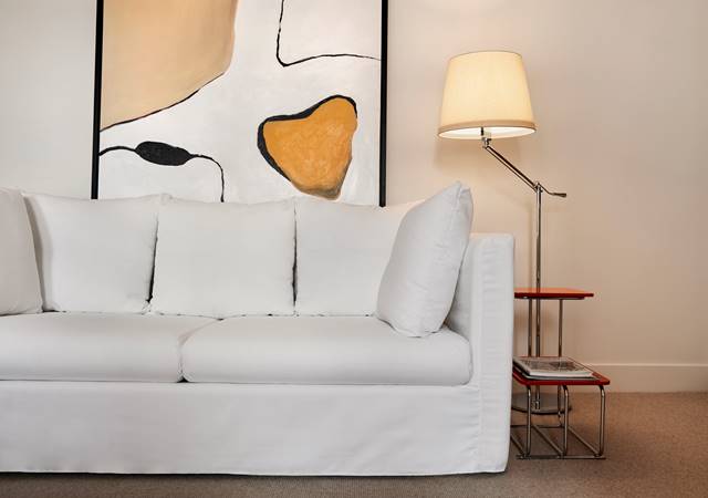 White sofa